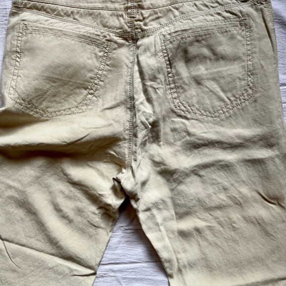 Tommy Bahama Silk Linen Ivory Men’s Relaxed Fit Pants - Picture 6 of 6